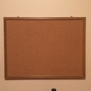 18” x 24” Cork board with push pins